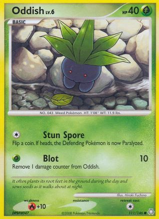 Oddish 111/146 - Legends Awakened Reverse Holofoil - Poke-Collect