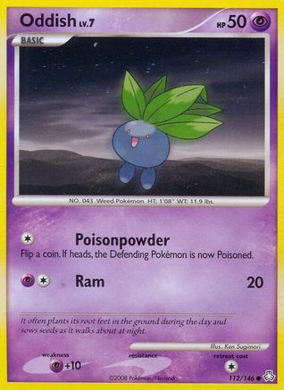 Oddish 112/146 - Legends Awakened Reverse Holofoil - Poke-Collect