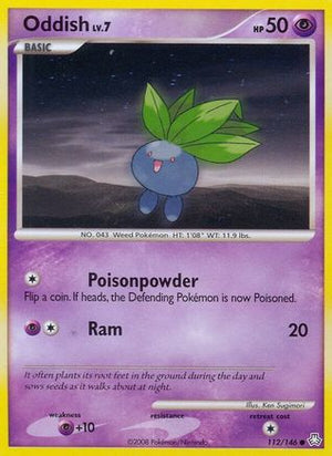 Oddish 112/146 - Legends Awakened Reverse Holofoil - Poke-Collect