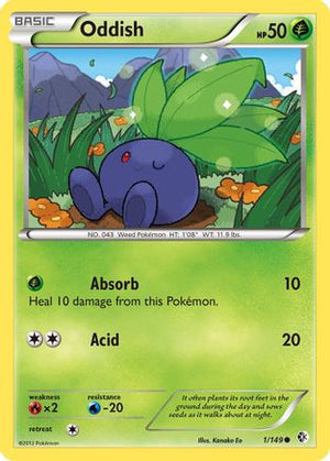 Oddish 1/149 - Boundaries Crossed - Poke-Collect
