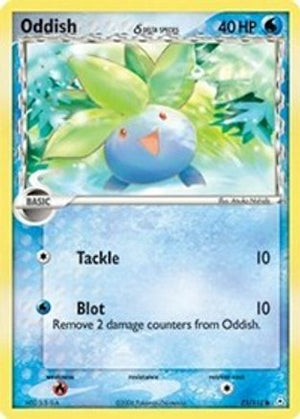 Oddish δ 73/110 - Holon Phantoms Reverse Holofoil