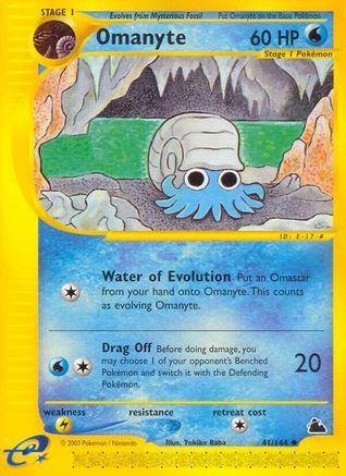 Omanyte 41/144 - Skyridge - Poke-Collect
