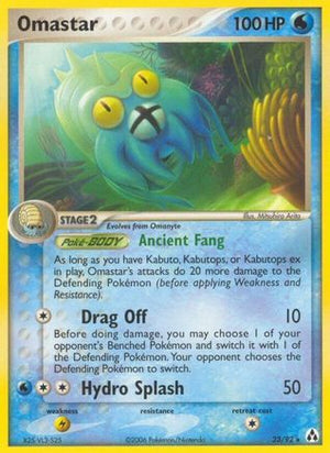 Omastar 23/92 - Legend Maker Reverse Holofoil - Poke-Collect