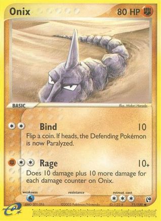 Onix 71/100 - Sandstorm Reverse Holofoil - Poke-Collect