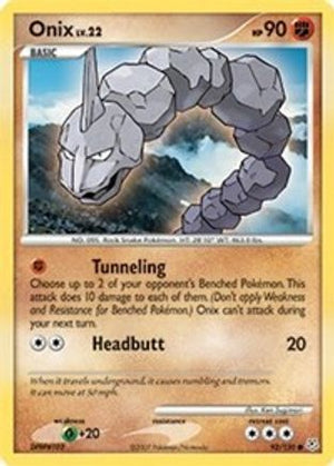 Onix 92/130 - Diamond & Pearl Reverse Holofoil - Poke-Collect