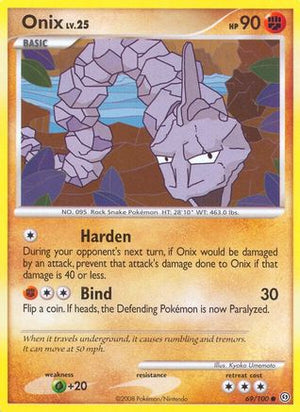 Onix 69/100 - Stormfront Reverse Holofoil