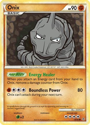 Onix 56/95 - HSUnleashed Reverse Holofoil - Poke-Collect