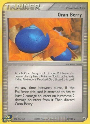Oran Berry 85/109 - Ruby and Sapphire - Poke-Collect