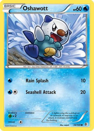 Oshawott 39/149 - Boundaries Crossed Reverse Holofoil - Poke-Collect