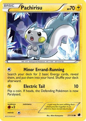 Pachirisu 37/116 - Plasma Freeze Reverse Holofoil - Poke-Collect