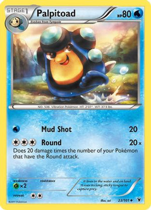 Palpitoad 23/101 - Noble Victories - Poke-Collect