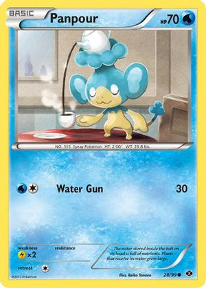 Panpour 28/99 - Next Destinies Reverse Holofoil - Poke-Collect