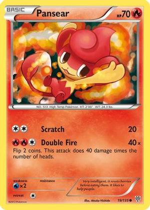 Pansear 19/135 - Plasma Storm - Poke-Collect