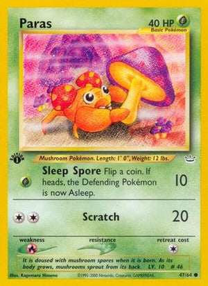 Paras 47/64 - Neo Revelation 1st Edition - Poke-Collect
