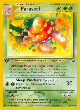 Parasect 35/64 - Neo Revelation Unlimited - Poke-Collect
