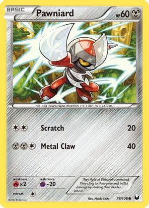 Pawniard 78/108 - Dark Explorers Reverse Holofoil - Poke-Collect