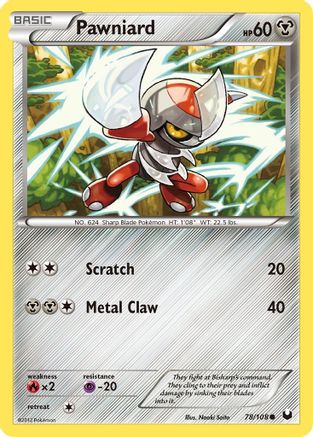 Pawniard 78/108 - Dark Explorers - Poke-Collect