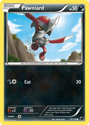 Pawniard 72/116 - Plasma Freeze - Poke-Collect