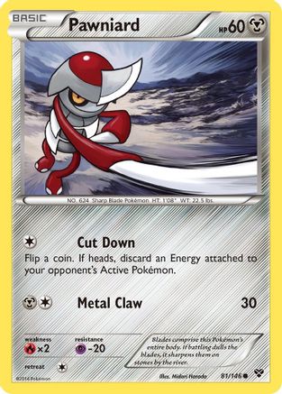 Pawniard 81/146 - XY Base Set - Poke-Collect
