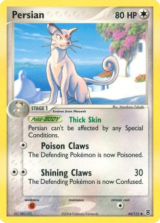 Persian 44/112 - FireRed & LeafGreen - Poke-Collect