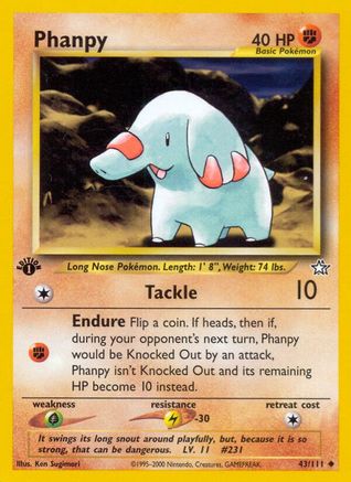 Phanpy 43/111 - Neo Genesis Unlimited - Poke-Collect