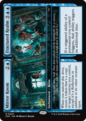 Mirror Room // Fractured Realm (PRE-067) - Duskmourn: House of Horror Promos Foil