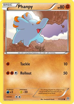 Phanpy 71/135 - Plasma Storm Reverse Holofoil - Poke-Collect