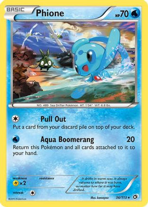 Phione 36/113 - Legendary Treasures Reverse Holofoil - Poke-Collect