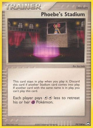 Phoebe's Stadium 79/108 - Power Keepers Reverse Holofoil - Poke-Collect