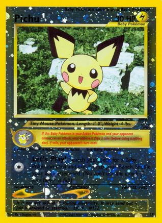 Pichu 35/53 - WoTC Promo Reverse Holofoil - Poke-Collect