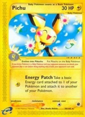 Pichu (58) 58/165 - Expedition Reverse Holofoil