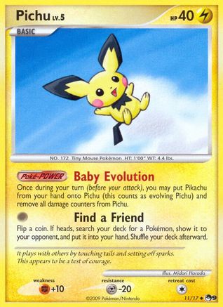 Pichu 11/17 - POP Series 9 - Poke-Collect