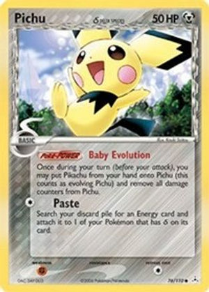 Pichu δ 76/110 - Holon Phantoms Reverse Holofoil - Poke-Collect