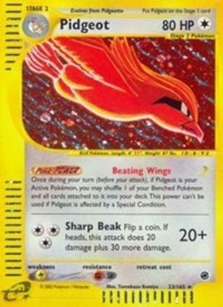 Pidgeot (23) 23/165 - Expedition Holofoil - Poke-Collect