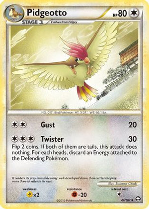 Pidgeotto 47/102 - HSTriumphant Reverse Holofoil - Poke-Collect