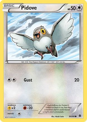 Pidove 80/98 - Emerging Powers Reverse Holofoil - Poke-Collect