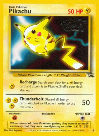 Pikachu 4/53 - Wizards Black Star Promos - Poke-Collect