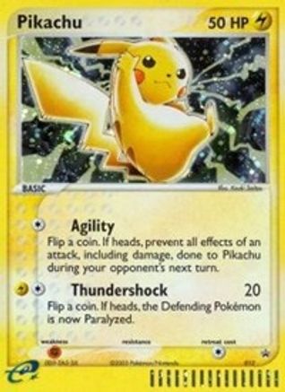 Pikachu - 012 (EX Series Collector's Tin) 12/40 - Nintendo Promos Holofoil - Poke-Collect