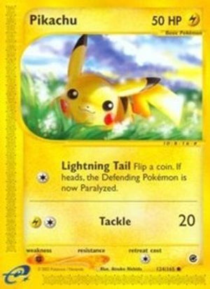 Pikachu 124/165 - Expedition Base Set - Poke-Collect