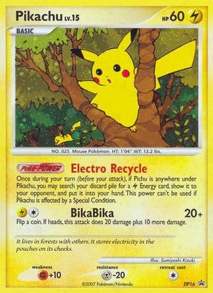 Pikachu DP16/56 - DP Black Star Promos Holofoil - Poke-Collect