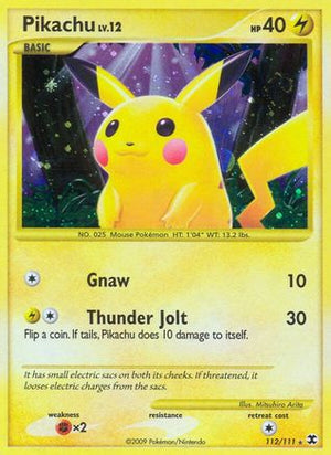 Pikachu 112/111 - Rising Rivals Holofoil - Poke-Collect