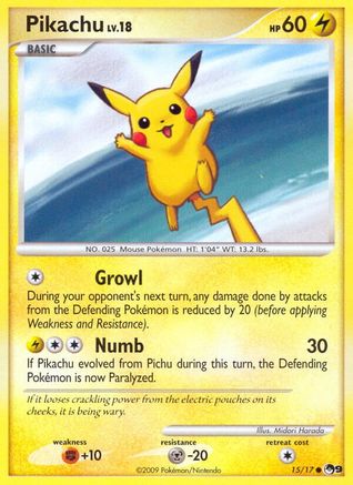 Pikachu 15/17 - POP Series 9 - Poke-Collect