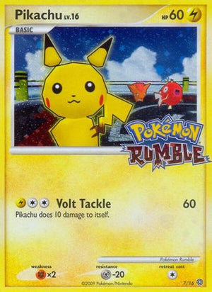 Pikachu 7/16 - Rumble Holofoil