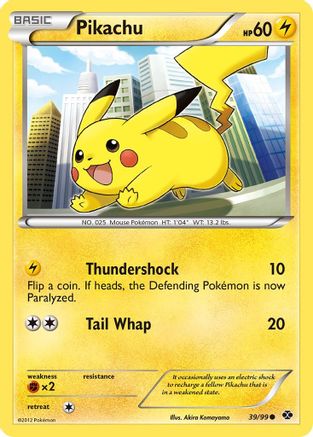 Pikachu 39/99 - Next Destinies Reverse Holofoil - Poke-Collect