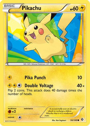 Pikachu 50/149 - Boundaries Crossed Reverse Holofoil - Poke-Collect