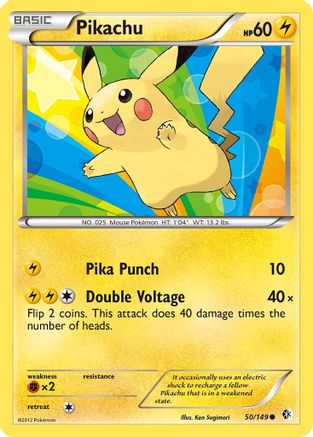 Pikachu 50/149 - Boundaries Crossed - Poke-Collect
