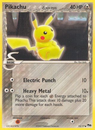 Pikachu δ 13/17 - POP Series 5 - Poke-Collect