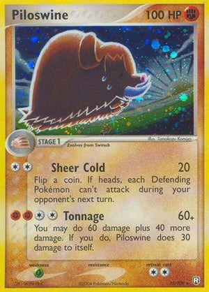 Piloswine 13/109 - Team Rocket Returns Holofoil - Poke-Collect