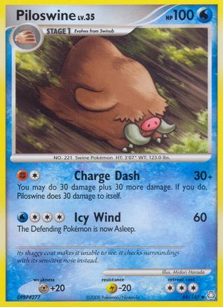 Piloswine 69/146 - Legends Awakened Reverse Holofoil - Poke-Collect