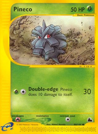 Pineco (86) 86/144 - Skyridge Reverse Holofoil - Poke-Collect